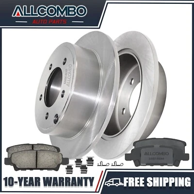 Rear Brake Rotors & Pads Kit for 2008 2009 2010 2011 2012 - 2014 Dodge Avenger Foto 1 de 4