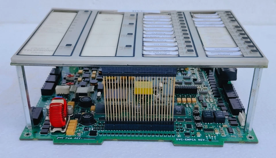 NOTIFIER DVC-EM Fire Alarm Signal system Control Unit Assembly/DVC-KD Keypad - Image 1 of 4