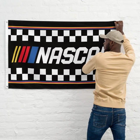 Premium Flag NASCAR Checkered 3x5 ft Banner Vintage Car Racing Wall Sign Gift Cover