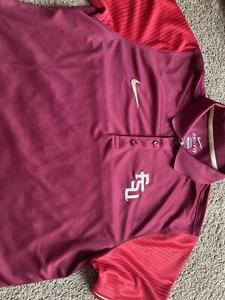 FSU Florida State Nike Dri Fit Polo Golf Shirt Size Large Seminoles - Picture 1 of 5