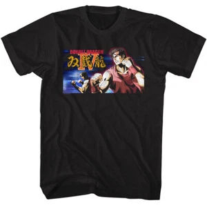 Double Dragon IV Technos Video Game Fight Screen Jananese Writing Men's T Shirt - Picture 1 of 5