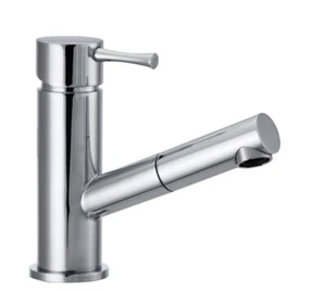 Niederdruck Einhandmischer Spüle ausziehbare Brause Küchenarmatur Wasserhahn - Bild 1 von 8