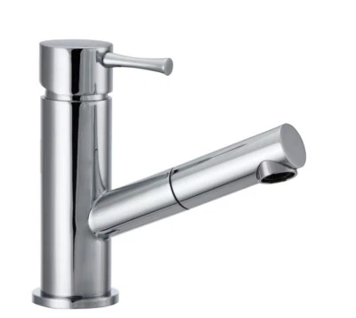 Niederdruck Einhandmischer Spüle ausziehbare Brause Küchenarmatur Wasserhahn - Bild 1 von 4