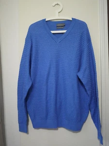 NWT New Talbots Mens Blue V-Neck Sweater Top size XL - Picture 1 of 4