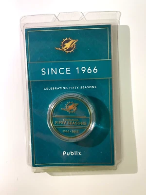 迈阿密多尔夫斯 50 季收藏品硬币全新庆祝 50 季! — 第 1/3 张图片