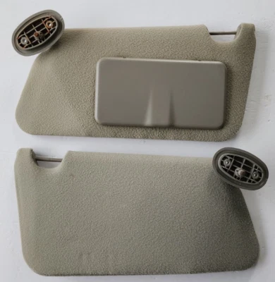 2000-2005 Pontiac Grand Am Gray Sun Visor LH RH Driver Passenger OEM Mirror - Image 1 of 4