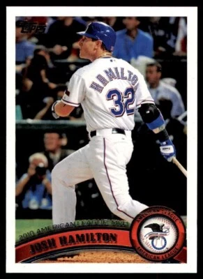 2011 Topps #29 Josh Hamilton Texas Rangers - Image 1 of 2