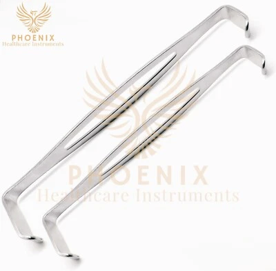 Nuevo conjunto de 2 piezas de instrumentos veterinarios retractor de doble extremo de la Marina del Ejército de los Estados Unidos Foto 1 de 2