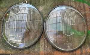 Headlight Glass + Chrome Frame VW Beetle, Porsche 356, 1953-1957 Bosch GM 1499 - Picture 1 of 12