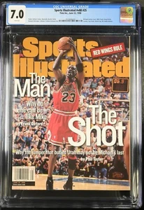 June 22, 1998 Sports Illustrated - Michael Jordan - CGC 7.0 NEWSSTAND - Picture 1 of 2