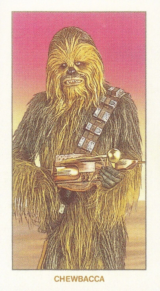 STAR WARS TOPPS 206 T206 WAVE 2 BASE TRADING CARD #3 CHEWBACCA REBEL - Image 1 of 1