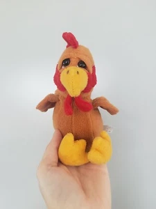 Russ Berrie Baby braun Frühling Huhn Stofftier Tröster mit Sound - Bild 1 von 7