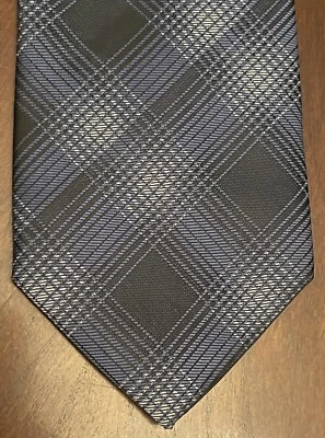 Pierre Cardin Blue Black Hand Made 100% Polyester Men’s Neck Tie Made In China - Image 1 of 4