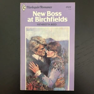 NEW BOSS AT BIRCHFIELDS Henrietta Reid Vintage HARLEQUIN ROMANCE Paperback #2524 - Picture 1 of 4