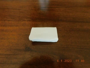 Danbury Mint 1 White Clutch Purse ONLY From Princess Diana Royal Wardrobe Set - Picture 1 of 2