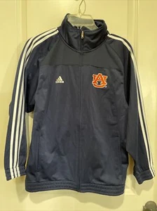 AUBURN TIGERS ADIDAS ATHLETIC Sport BASKETBALL JACKET YOUTH M 10/12 Zip Up - Picture 1 of 3