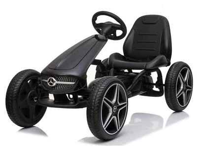 Mercedes Go Kart Skelter Kettcar Tretfahrzeug für Kinder Kinderauto Spielzeug - Bild 1 von 4