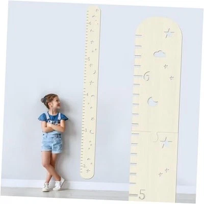 Wooden Growth Chart for Kids,Height Chart for Boy Girls,Measuring Board for  - Image 1 of 4