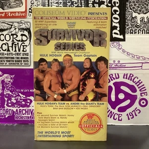 WWF Survivor Series 1 (VHS, 1988) Coliseum Video Team Hogan Vs Team Andre - Picture 1 of 7