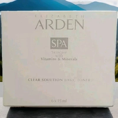 Elizabeth Arden, SPA Cuidado de la Piel, Con Vitaminas y Minerales, Tónico Básico, (6x15ml) Foto 1 de 4