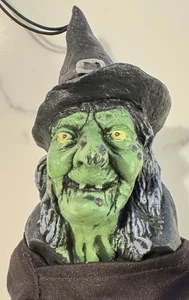 Witch Cloak Figurine Paper Magic Group. Halloween Door Wall Hanging Decoration - Picture 1 of 3