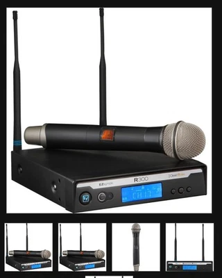 Electro-Voice R300 Conjunto de Micrófono Inalámbrico Micrófono, Receptor, Antenas, Adaptador Foto 1 de 4