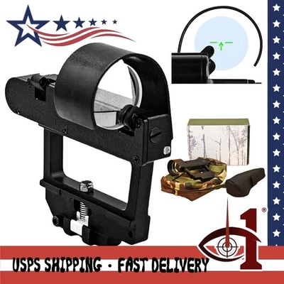 1SIGHT-OPTICS US Stock OKP-7 Green Dot Sight Side Clip Reticle Triangle Reticle Russian Sight