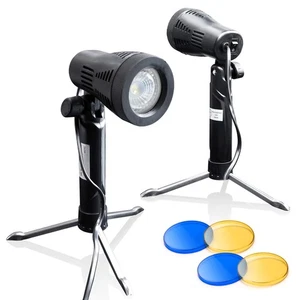 LimoStudio 2 Sets Photography Continuous 5500K LED Portable Light Lamp for Ta... - Picture 1 of 7