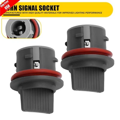 2X Front Turn Signal Light Bulb Socket 92166-A9000 For Kia Soul & Hyundai Sonata - Image 1 of 4