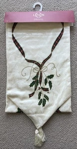 Corredor de mesa Lenox Holiday Nouveau tartán Navidad algodón poliéster 14" x 90" - Imagen 1 de 11
