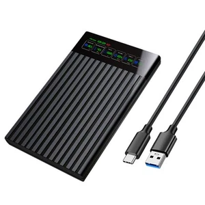 Type-C Portable Hard Drive Chassis Intelligent Digital Display 2.5 Inch8328 - Afbeelding 1 van 10