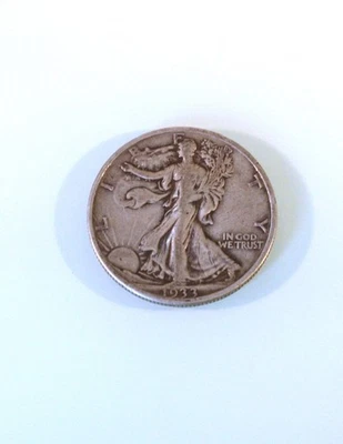 1933 S Walking Liberty half dollar - Image 1 of 2