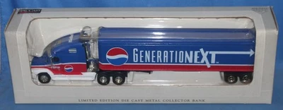 Banco semirremolque SpecCast Pepsi GeneratioNext Diecast Freightliner C120 Foto 1 de 2