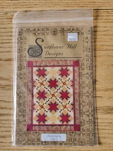 SUNFLOWER HILL DESIGNS “SERENDIPITY” QUILT PATTERN JULIA POPA 65" X 85" - Picture 1 of 5