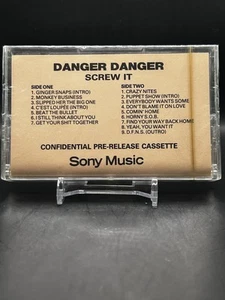Danger Danger – Screw It! / Cassette /1991 / Glam Rock SEALED, Promo Pre-release - Picture 1 of 4