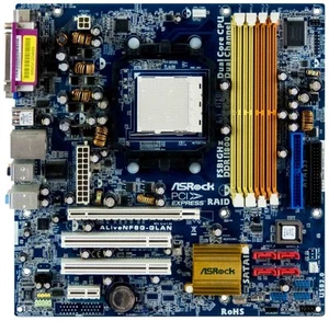 ASRock ALIVENF6G-GLAN AM2 DDR2 PCI Pci-E - Picture 1 of 2
