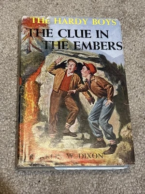 Hardy Boys #35 The Clue In The Embers Grosset & Dunlap 1955 With Dust Jacket - Image 1 of 2