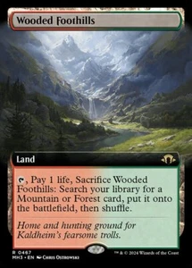 MTG WOODED FOOTHILLS 467 EXC - COLLINE BOSCOSE - MH3 X EN - MAGIC - Picture 1 of 1