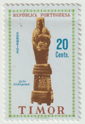 1961 Timor - Indigenous Arts - 20 C Stamp Cover