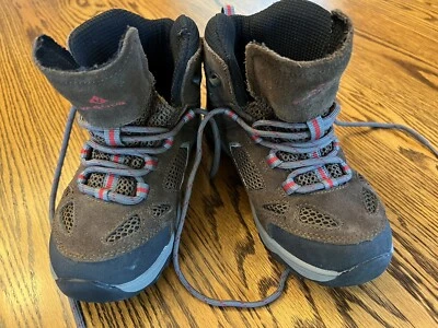 Vasque Waterproof Hiking Boots Child Size 3 Brown Suede - Image 1 of 4