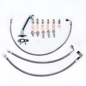 TRITDT Fits SAAB 9000 Aero 2.3L TD04HL Turbo Oil and Water Line Kit - Foto 1 di 3