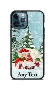 Gnomes & Snowman Personalized Phone Case For iPhone 14 Pro Max Samsung A13Google - Picture 1 of 4