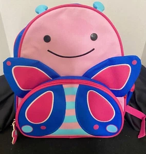 Skip Hop Zoo Backpack Butterfly With Safety Harness Pink Blue Small - Picture 1 of 7