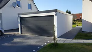 Garage 6,25x L 6,05m x H 2,50 m Garagen Fertiggarage1a.de Sektionaltor M-Sicke - Bild 1 von 6