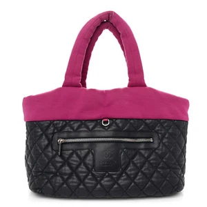 Chanel Lambskin Jersey Quilted Medium Coco Cocoon Reversible Tote Authentic - Picture 1 of 19