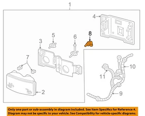 GM OEM 84-23 60 Special Front Lamps Headlamp Components-High Beam Bulb 9441732 - Bild 1 von 2