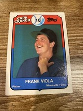 PROMO 1989 Topps Capn Crunch Frank Viola #4 Twins