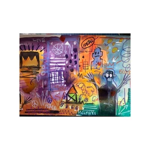 Paychadelic Colourful Painting Modern Artowrk Stoner Painting Trippy Art - Picture 1 of 4