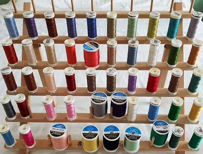 Lot of 49 Sulky 40 Embroidery Sewing Thread Rayon Solid Variegated 125 - 850 Yds - Image 1 of 4