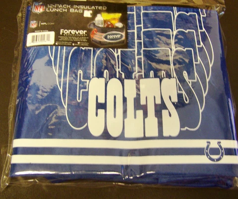 Indianapolis Colts Impact Insulated Lunch Bag 12 Pack Cooler Cover